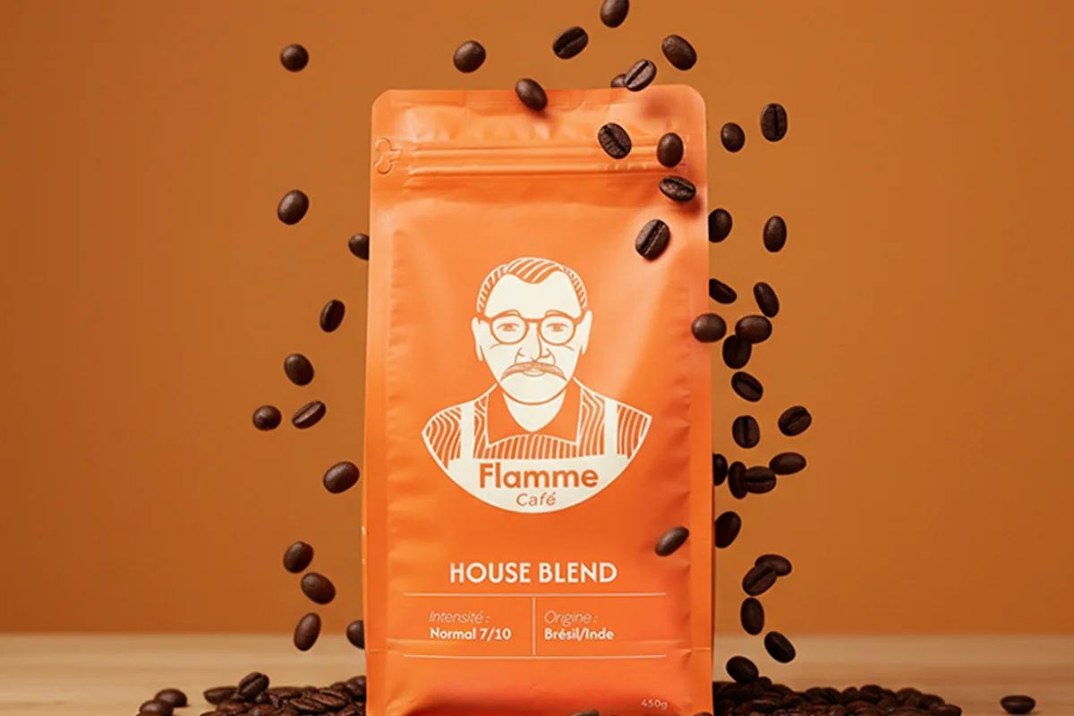 Packaging d'un paquet de café